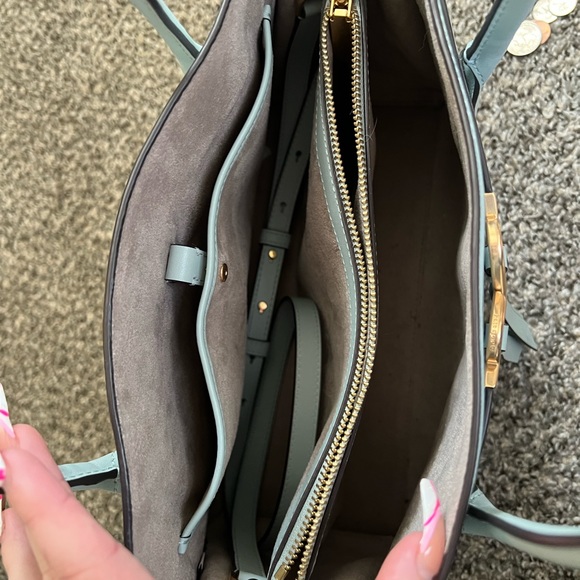 KATE SPADE baby blue medium satchel purse - Picture 4 of 8